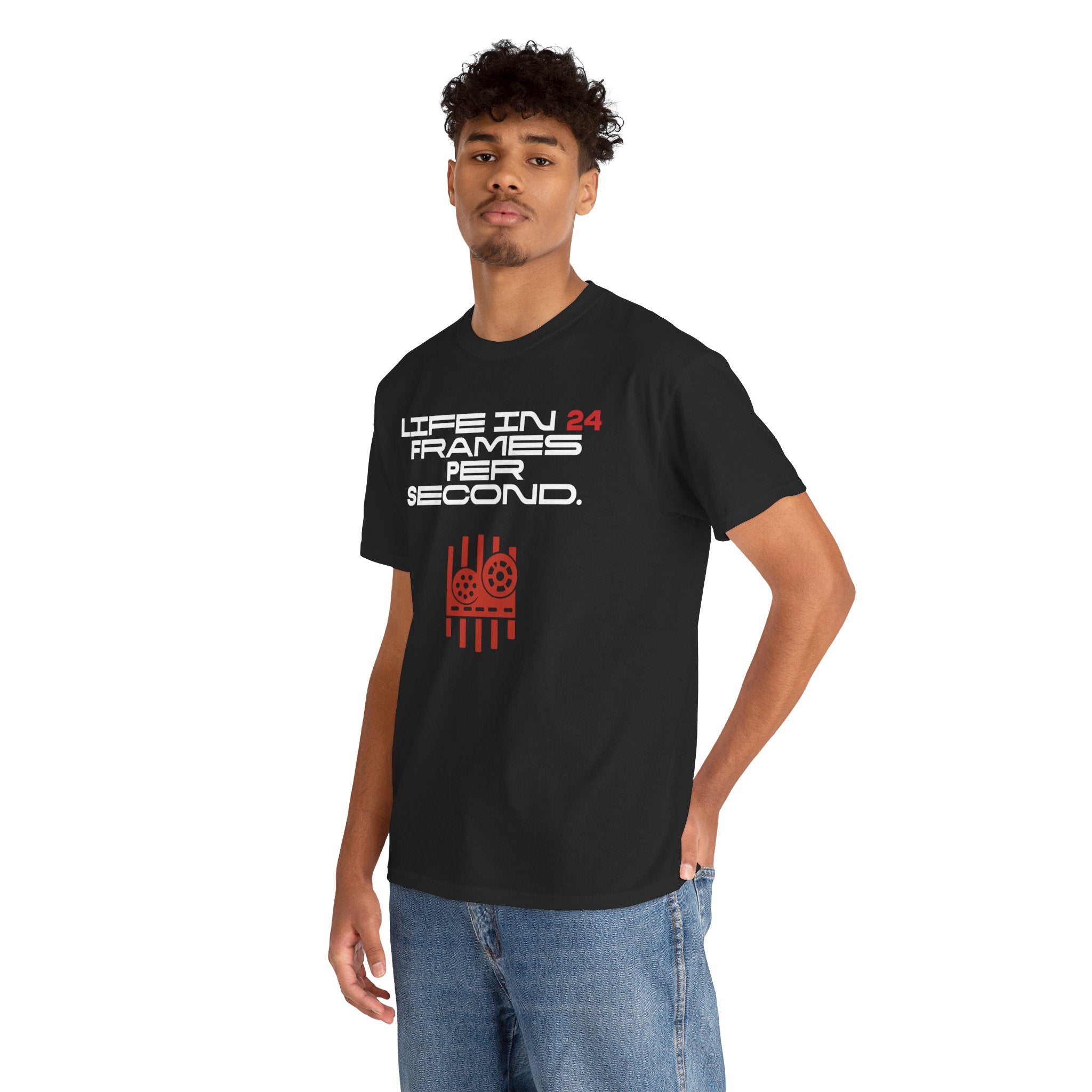Life in 24 FPS T-Shirt – Film & Cinematography Graphic Tee