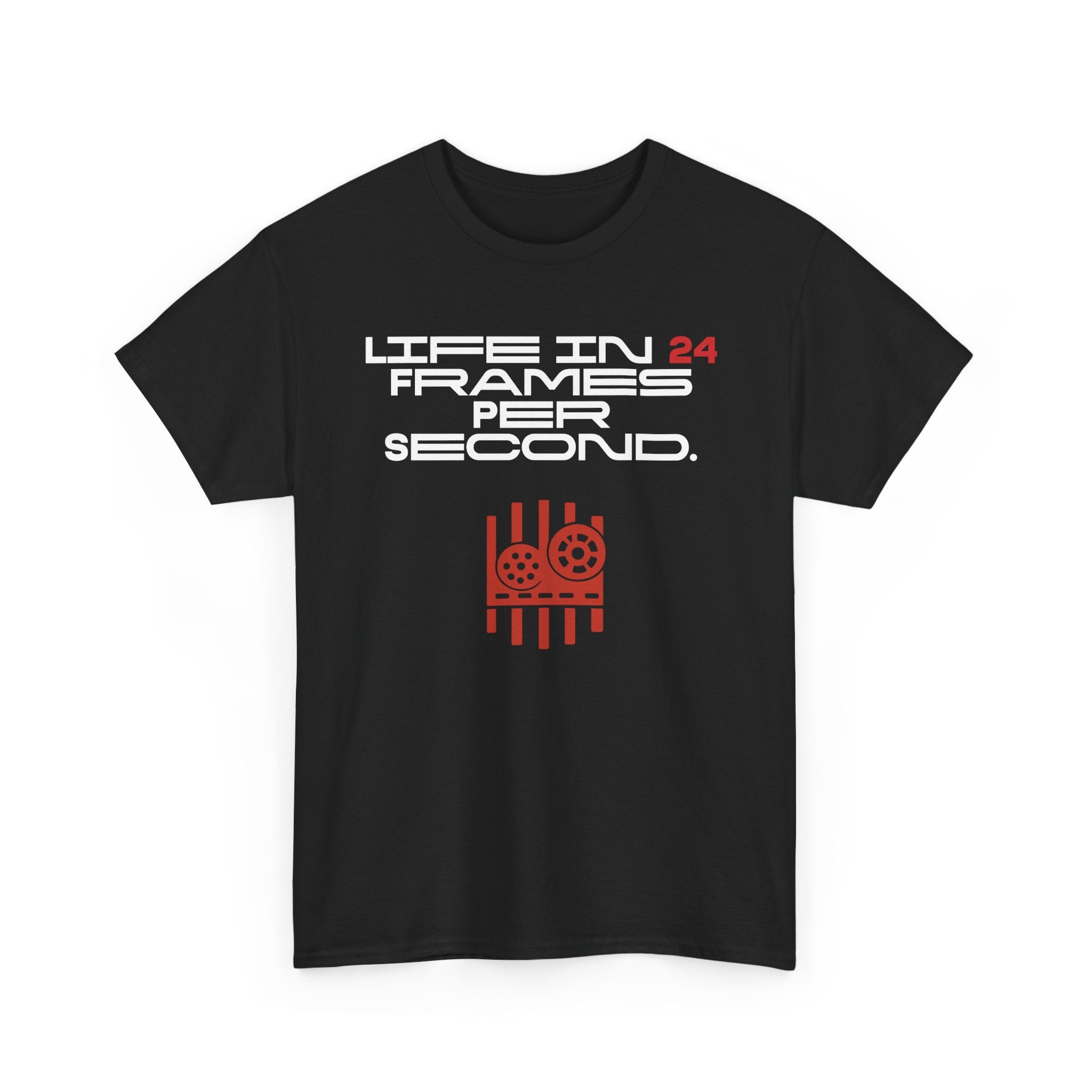 Life in 24 FPS T-Shirt – Film & Cinematography Graphic Tee