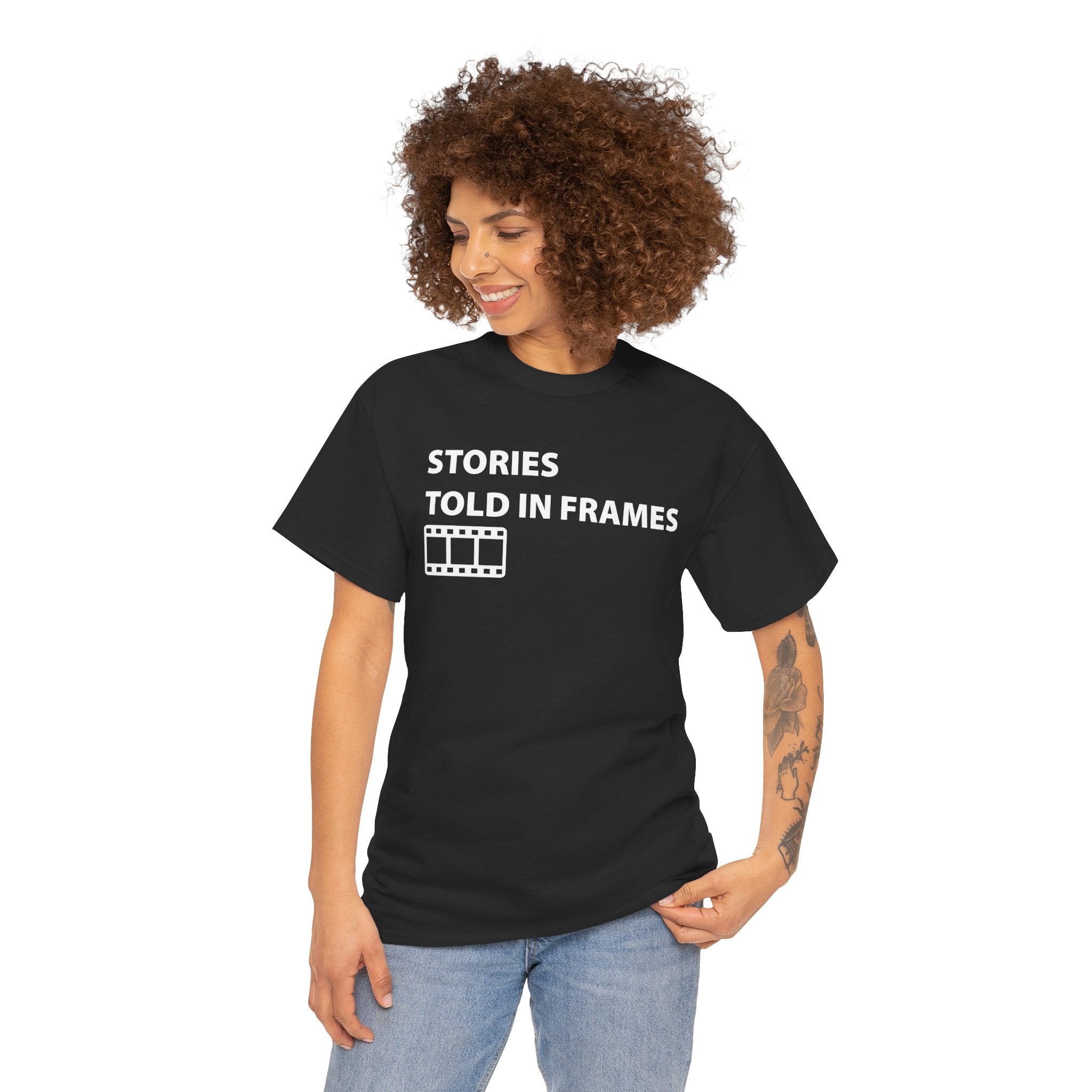 Stories Told in Frames T-Shirt – Film & Cinematography Graphic Tee