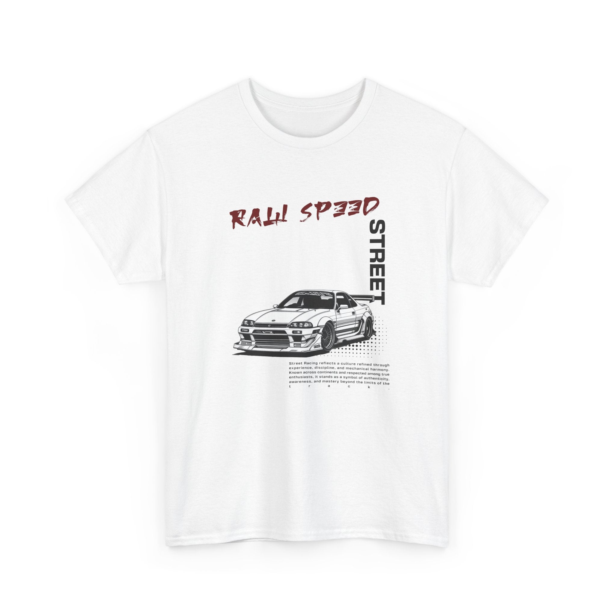 RAW Speed Street T-Shirt – Car Culture & Street Racing Graphic Tee