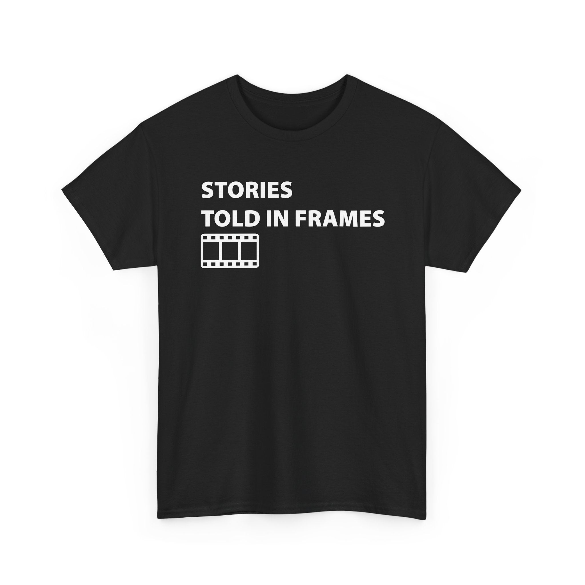 Stories Told in Frames T-Shirt – Film & Cinematography Graphic Tee