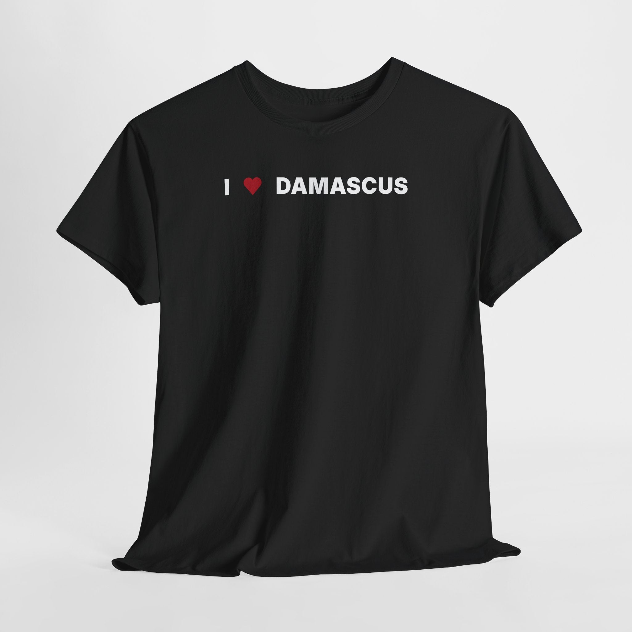 I Love Damascus T-Shirt – Damascus Syria Graphic Tee for Travel & Streetwear