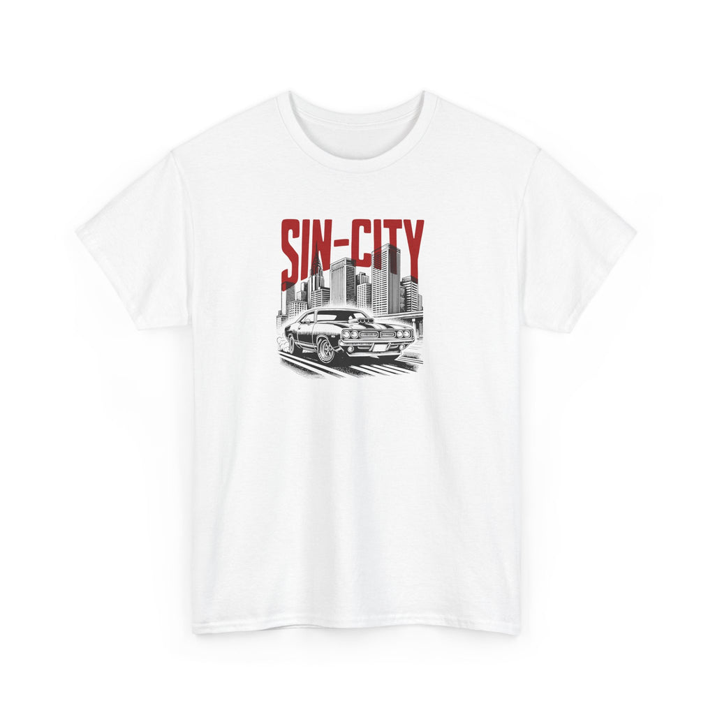 Sin City T-Shirt – Neon Car Culture & Street Racing Graphic Tee