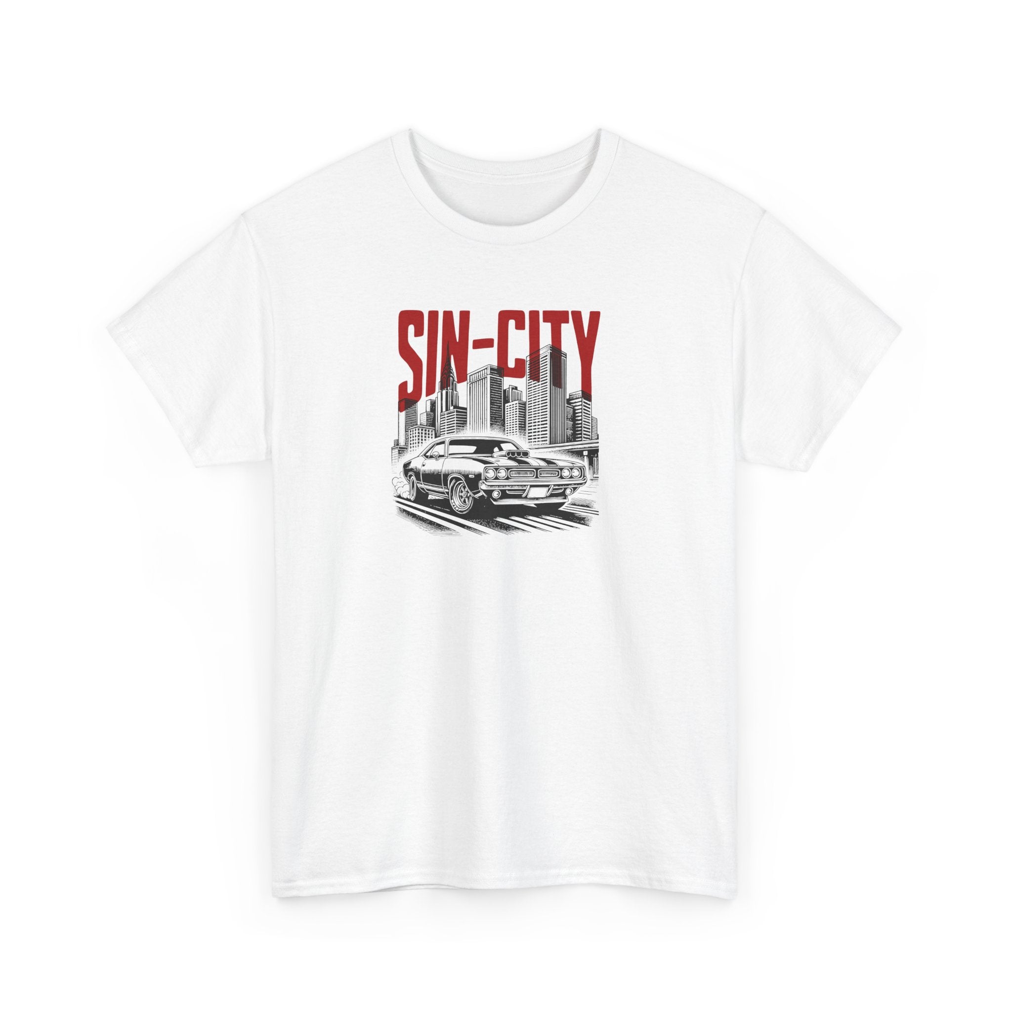 Sin City T-Shirt – Neon Car Culture & Street Racing Graphic Tee