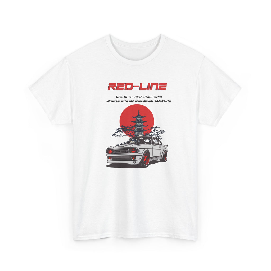 Redline T-Shirt – Car Culture & High RPM Racing Graphic Tee