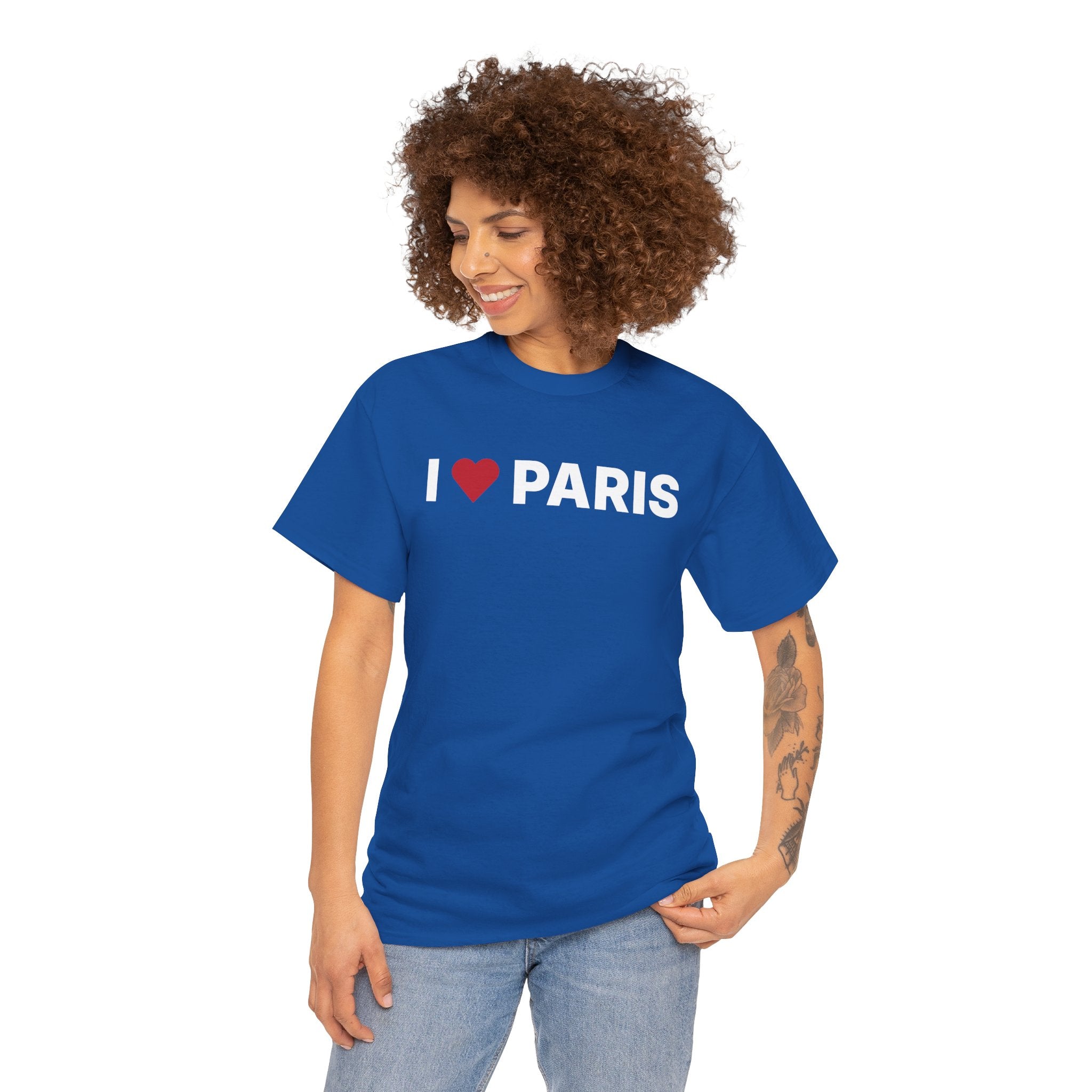 I Love Paris T-Shirt – Paris France Graphic Tee for Travel & Streetwear