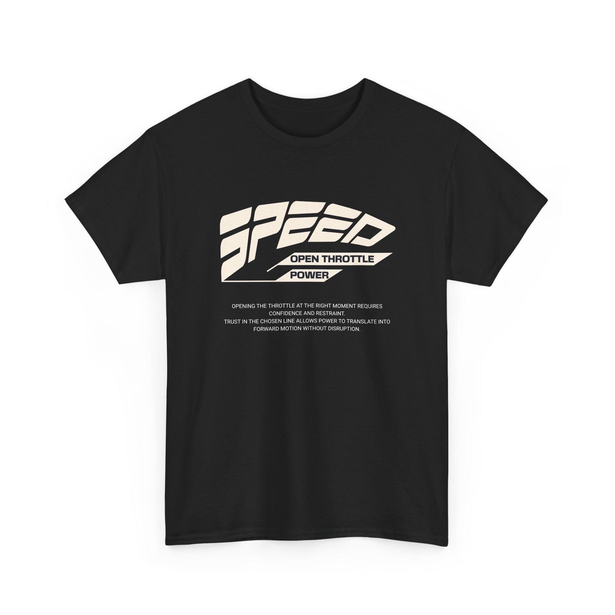 Open Throttle T-Shirt – Motorcycle Streetwear & Biker Graphic Tee