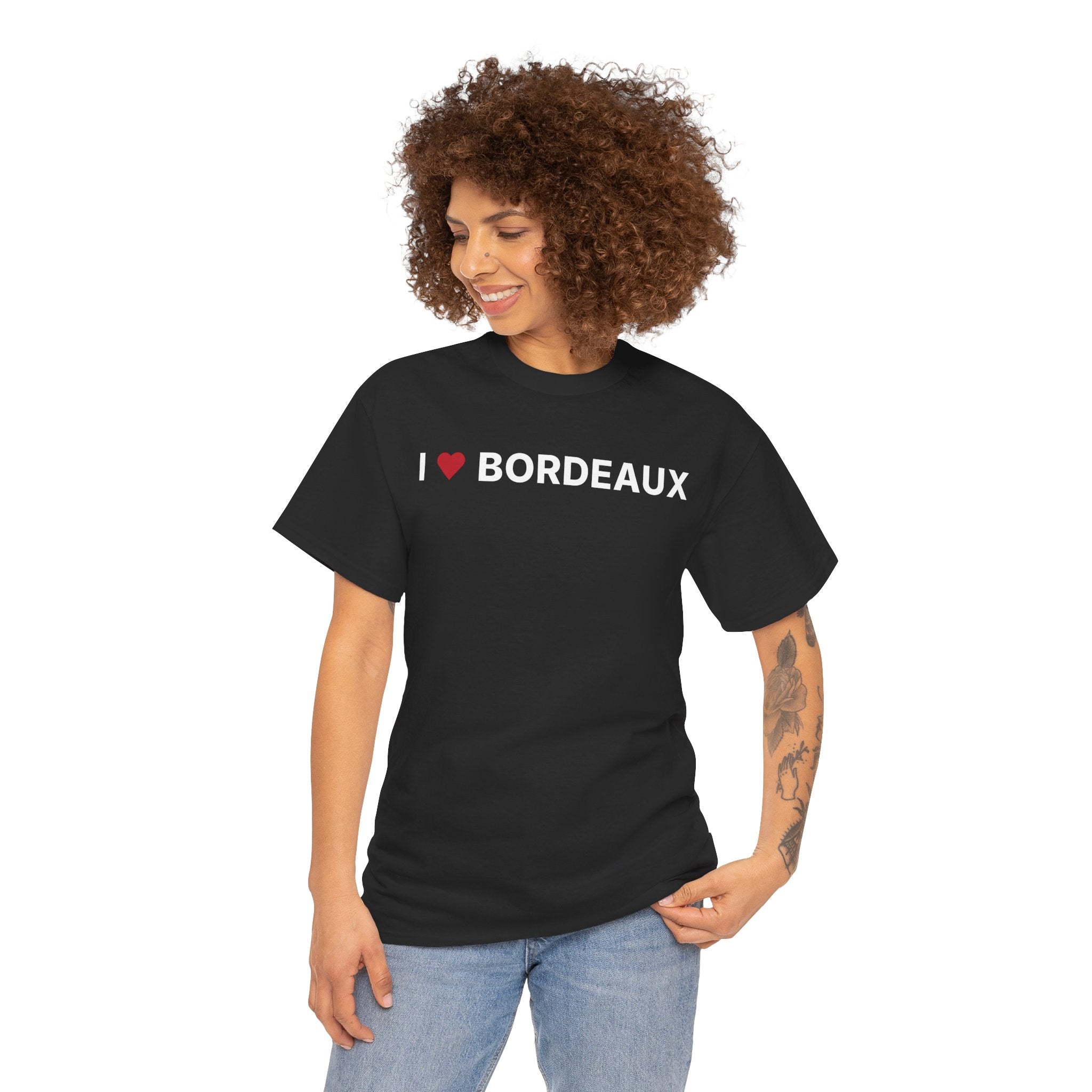 I Love Bordeaux T-Shirt – Bordeaux France Graphic Tee for Travel & Streetwear
