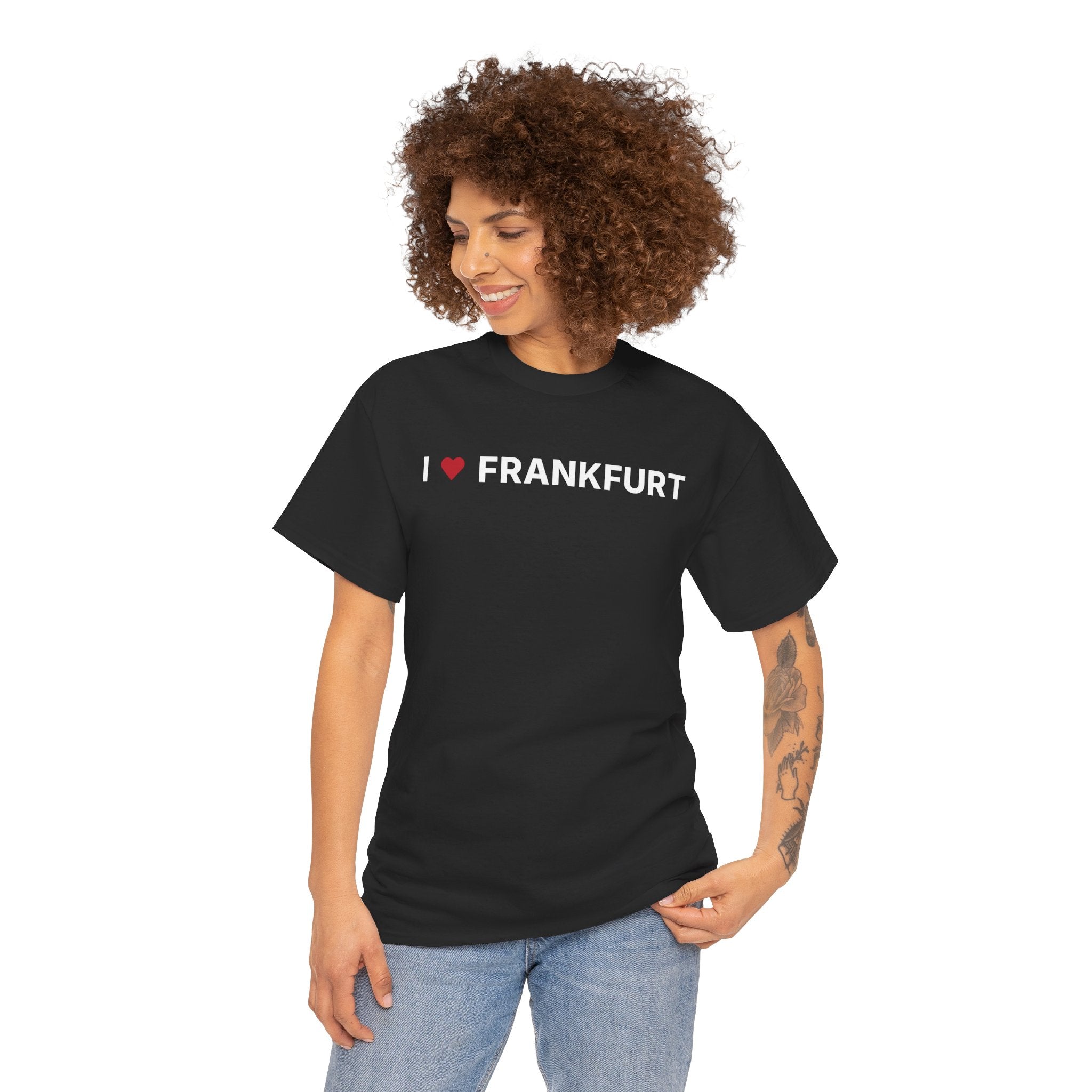 I Love Frankfurt T-Shirt – Frankfurt Germany Graphic Tee for Travel & Streetwear