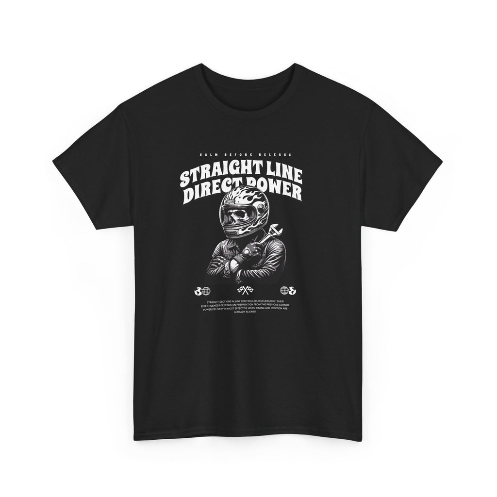Straight Line Direct Power T-Shirt – Motorcycle & Racing Streetwear Tee