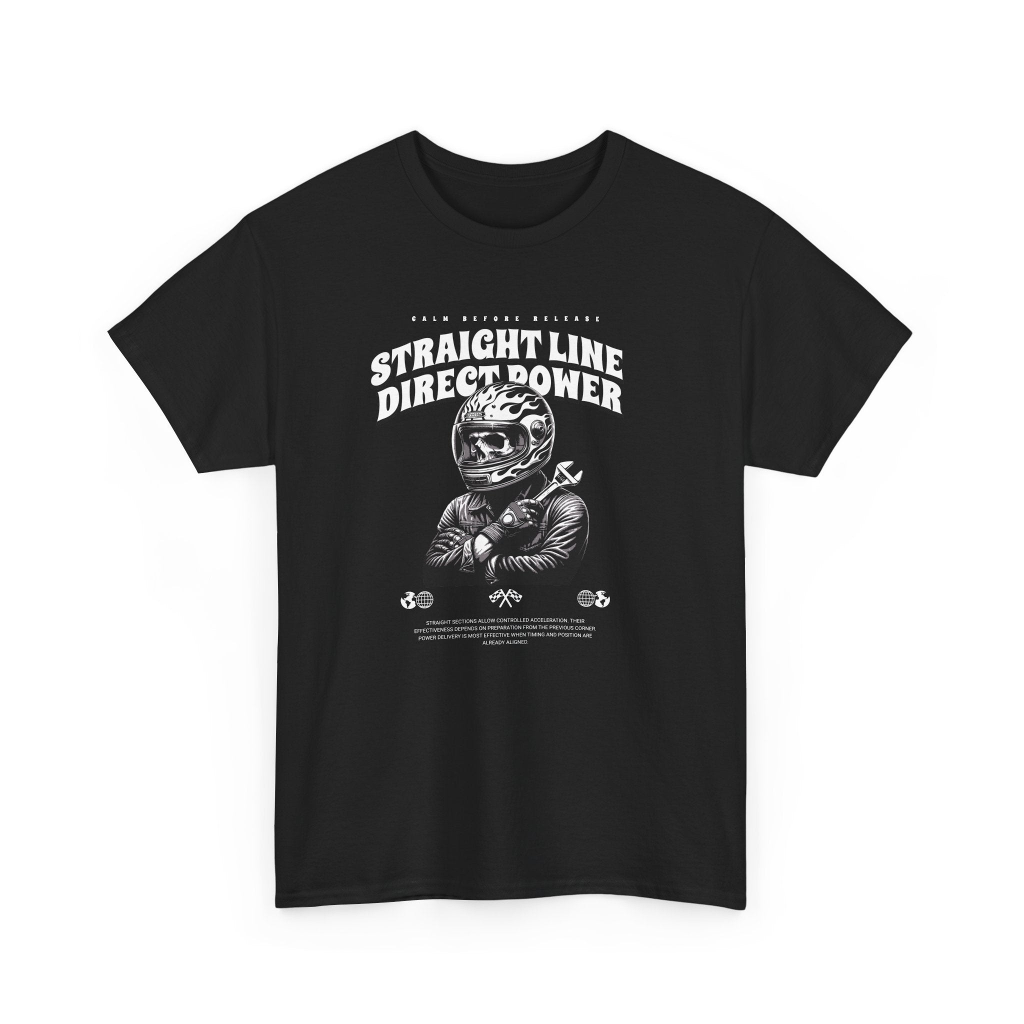 Straight Line Direct Power T-Shirt – Motorcycle & Racing Streetwear Tee