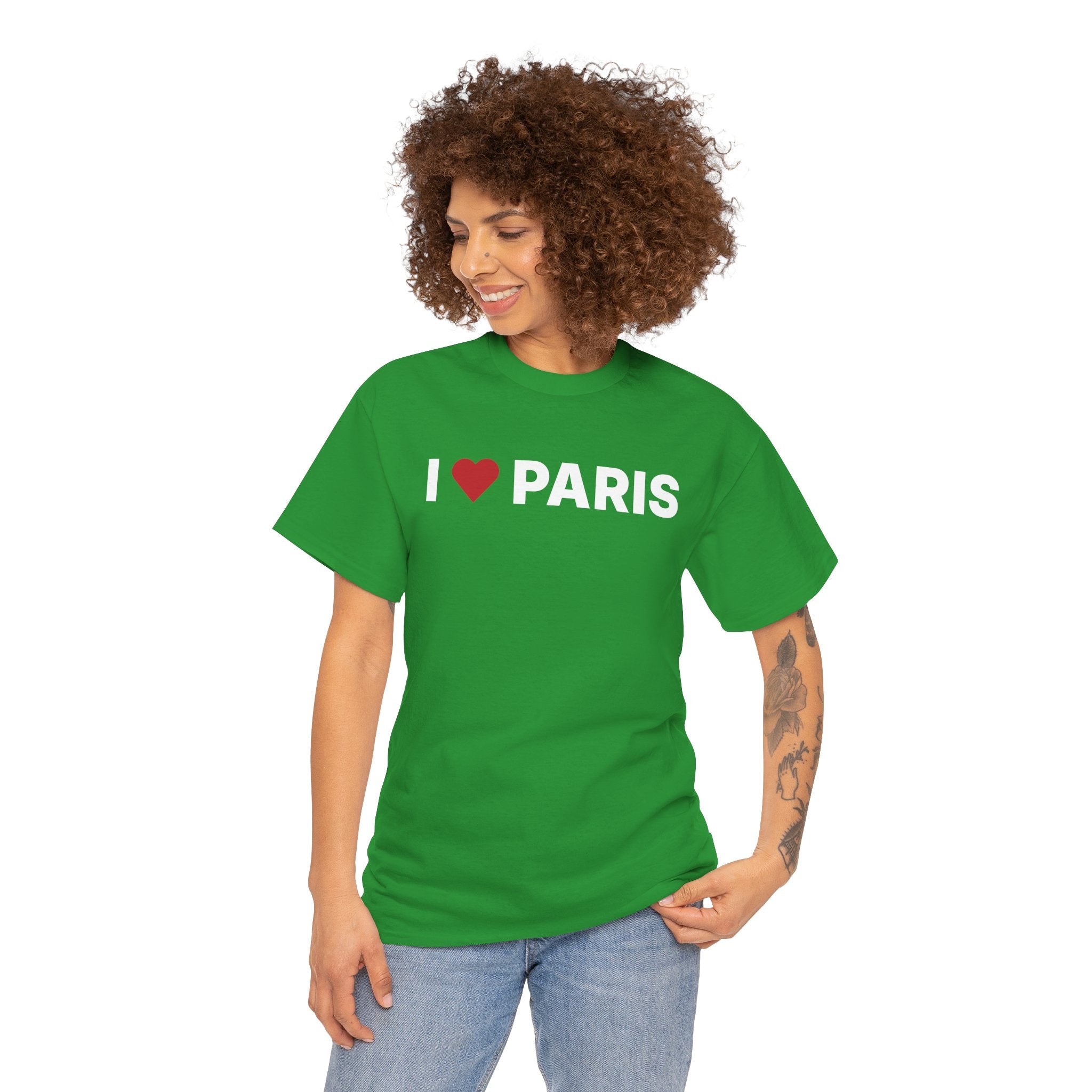 I Love Paris T-Shirt – Paris France Graphic Tee for Travel & Streetwear