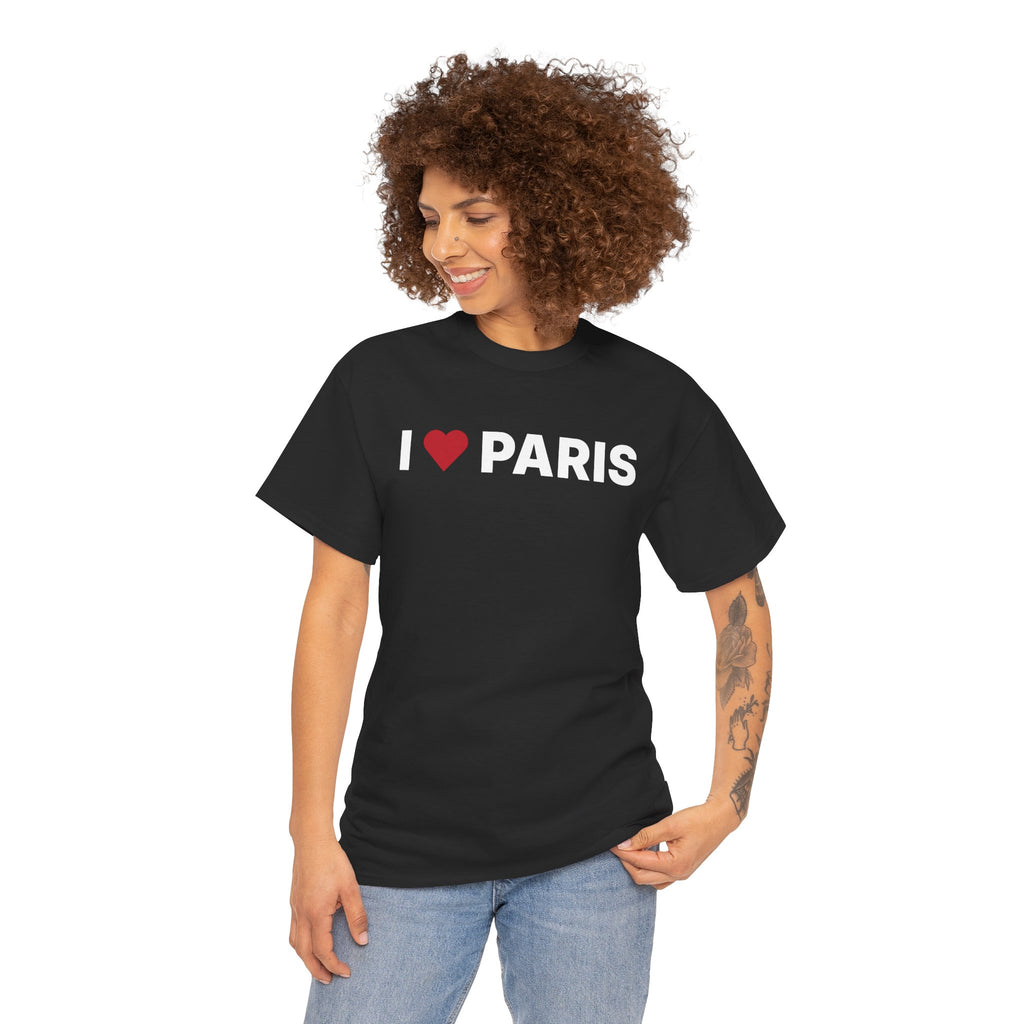 I Love Paris T-Shirt – Paris France Graphic Tee for Travel & Streetwear