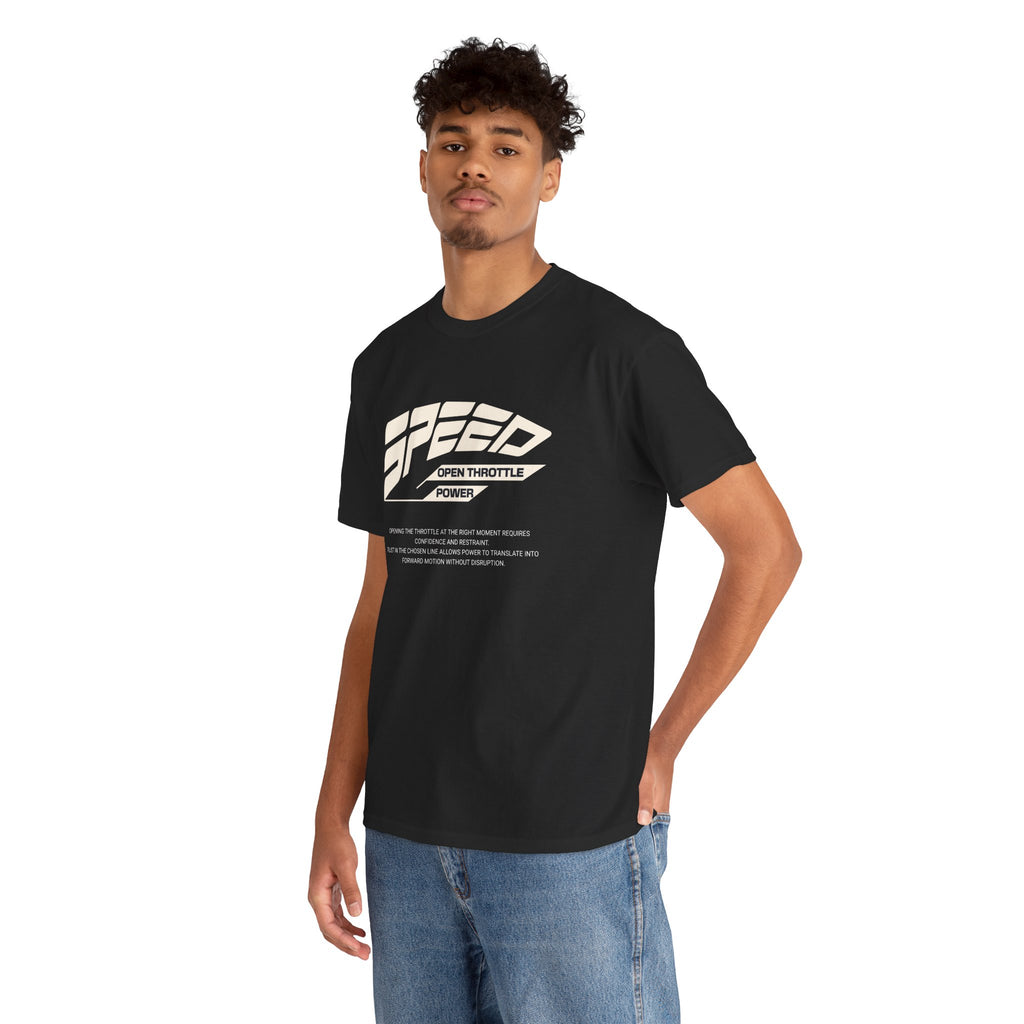 Open Throttle T-Shirt – Motorcycle Streetwear & Biker Graphic Tee